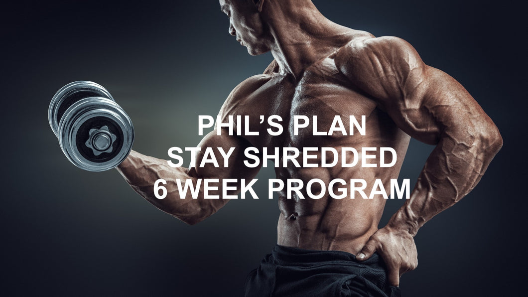 Phil's Plan: 6 Week Stay Shredded Program